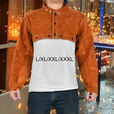 Maxbell Welding Cape Sleeve Fireproof Long Sleeves for Cutting Woodworking Gardening
