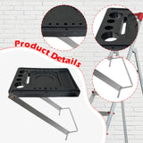 Maxbell Ladder Work Platform Nonslip Portable Multifunction for Pantry Office Indoor
