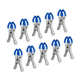 Maxbell 10 Pieces Pool Cover Clips Clothes Clips for Tent Quilts above Ground Covers Blue