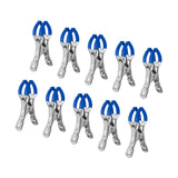 Maxbell 10 Pieces Pool Cover Clips Clothes Clips for Tent Quilts above Ground Covers Blue