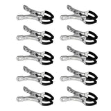 Maxbell 10 Pieces Pool Cover Clips Clothes Clips for Tent Quilts above Ground Covers Black