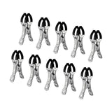 Maxbell 10 Pieces Pool Cover Clips Clothes Clips for Tent Quilts above Ground Covers Black