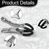 Maxbell 10 Pieces Pool Cover Clips Clothes Clips for Tent Quilts above Ground Covers Black