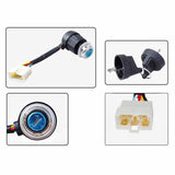 Maxbell 5 Wires Ignition Start Key Switch Easily to Install Sturdy Ignition Switch