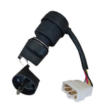 Maxbell 5 Wires Ignition Start Key Switch Easily to Install Sturdy Ignition Switch