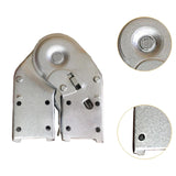 Maxbell Attic Ladder Hasp Hinge Joint Connector for Home, Job Site 0-180° Adjustable 58x21mm Interface