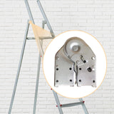 Maxbell Attic Ladder Hasp Hinge Joint Connector for Home, Job Site 0-180° Adjustable 58x21mm Interface