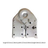 Maxbell Attic Ladder Hasp Hinge Joint Connector for Home, Job Site 0-180° Adjustable 58x21mm Interface