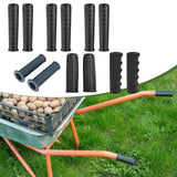 Maxbell 2Pcs Garden Wheelbarrow Handles Weatherproof Handle Grip Covers for Tractors 114x12mm