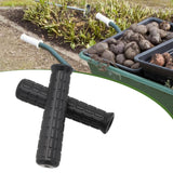 Maxbell 2Pcs Garden Wheelbarrow Handles Weatherproof Handle Grip Covers for Tractors 114x16mm