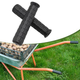 Maxbell 2Pcs Garden Wheelbarrow Handles Weatherproof Handle Grip Covers for Tractors 114x20mm