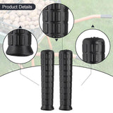Maxbell 2Pcs Garden Wheelbarrow Handles Weatherproof Handle Grip Covers for Tractors 114x20mm