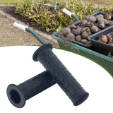 Maxbell 2Pcs Garden Wheelbarrow Handles Weatherproof Handle Grip Covers for Tractors 124x25mm