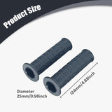 Maxbell 2Pcs Garden Wheelbarrow Handles Weatherproof Handle Grip Covers for Tractors 124x25mm