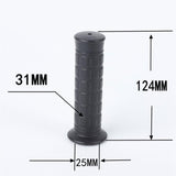 Maxbell 2Pcs Garden Wheelbarrow Handles Weatherproof Handle Grip Covers for Tractors 124x25mm