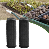 Maxbell 2Pcs Garden Wheelbarrow Handles Weatherproof Handle Grip Covers for Tractors 122x32mm