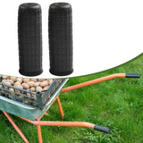 Maxbell 2Pcs Garden Wheelbarrow Handles Weatherproof Handle Grip Covers for Tractors 122x32mm