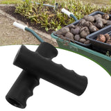 Maxbell 2Pcs Garden Wheelbarrow Handles Weatherproof Handle Grip Covers for Tractors 118x22mm
