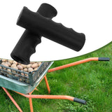 Maxbell 2Pcs Garden Wheelbarrow Handles Weatherproof Handle Grip Covers for Tractors 118x22mm