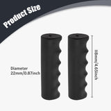 Maxbell 2Pcs Garden Wheelbarrow Handles Weatherproof Handle Grip Covers for Tractors 118x22mm