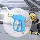 Maxbell High Pressure Washer Supplies Ergonomic Handle for Lawn Foam Cannon Backyard Aluminum