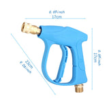 Maxbell High Pressure Washer Supplies Ergonomic Handle for Lawn Foam Cannon Backyard Aluminum