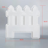Maxbell Guardrail Fence Side Stone Mould DIY Fencing Reusable for Balcony Patio Yard