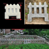 Maxbell Guardrail Fence Side Stone Mould DIY Fencing Reusable for Balcony Patio Yard