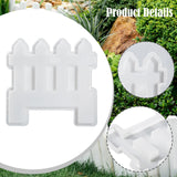 Maxbell Guardrail Fence Side Stone Mould DIY Fencing Reusable for Balcony Patio Yard