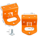 Maxbell Lawn Mower Hitch 71514900 Enhanced Control Flexibility Chain Slot Heavy Duty