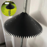 Maxbell Squirrel Baffle for Bird Feeder Pole Decor for Lawn Hanging Bird Feeder Yard