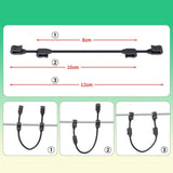 Maxbell 100 Pieces 3 Position Garden Vine Crops Ties Support 8cm 10cm 12cm Windproof