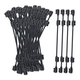 Maxbell 100 Pieces 3 Position Garden Vine Crops Ties Support 8cm 10cm 12cm Windproof