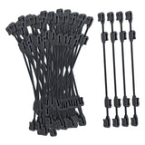 Maxbell 100 Pieces 3 Position Garden Vine Crops Ties Support 8cm 10cm 12cm Windproof