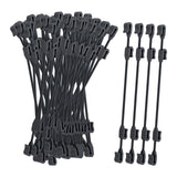 Maxbell 100 Pieces 3 Position Garden Vine Crops Ties Support 8cm 10cm 12cm Windproof