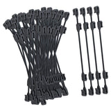 Maxbell 100 Pieces 3 Position Garden Vine Crops Ties Support 8cm 10cm 12cm Windproof
