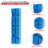 Maxbell 2x Vise Jaw Pads Multi Groove Textured Inserts for Woodworking Clamping 4.5inch