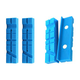 Maxbell 2x Vise Jaw Pads Multi Groove Textured Inserts for Woodworking Clamping 4.5inch