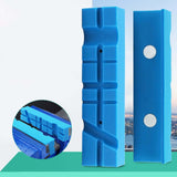 Maxbell 2x Vise Jaw Pads Multi Groove Textured Inserts for Woodworking Clamping 4.5inch