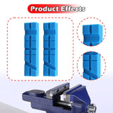 Maxbell 2x Vise Jaw Pads Multi Groove Textured Inserts for Woodworking Clamping 4.5inch