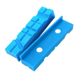 Maxbell 2x Vise Jaw Pads Multi Groove Textured Inserts for Woodworking Clamping 5inch