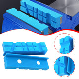 Maxbell 2x Vise Jaw Pads Multi Groove Textured Inserts for Woodworking Clamping 5inch