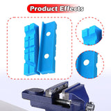 Maxbell 2x Vise Jaw Pads Multi Groove Textured Inserts for Woodworking Clamping 5inch