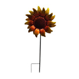 Maxbell Sunflower Garden Stake Fashion Sturdy Faux Flower for Courtyard Lawn
