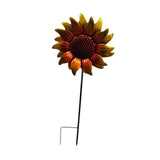 Maxbell Sunflower Garden Stake Fashion Sturdy Faux Flower for Courtyard Lawn