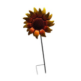 Maxbell Sunflower Garden Stake Fashion Sturdy Faux Flower for Courtyard Lawn