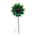 Maxbell Sunflower Garden Stake Fashion Sturdy Faux Flower for Courtyard Lawn