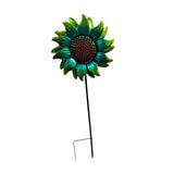 Maxbell Sunflower Garden Stake Fashion Sturdy Faux Flower for Courtyard Lawn