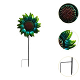 Maxbell Sunflower Garden Stake Fashion Sturdy Faux Flower for Courtyard Lawn