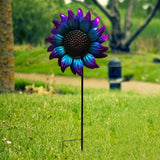Maxbell Sunflower Garden Stake Fashion Sturdy Faux Flower for Courtyard Lawn